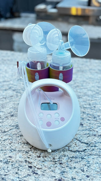 Rainbow Spectra Bottle Holder Attachment and/or Flange Covers , 3D printed