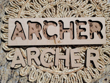 Custom Name Puzzle Board