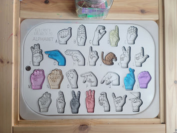 ASL Alphabet Letter Puzzle Board