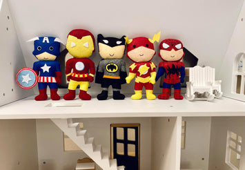 Felt Superheroes Set