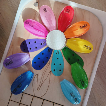 LARGE Flower Activity Board for large TROFAST bin, Flisat insert