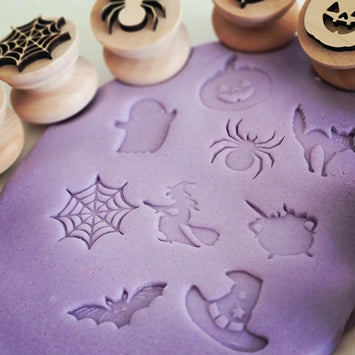Halloween Playdough Stamp set