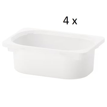 4 x small Trofast storage box