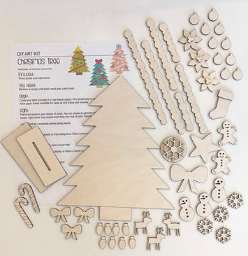 Christmas Tree DYI Art Kit