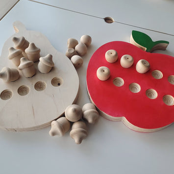 Wooden Fruit Shape Sorter