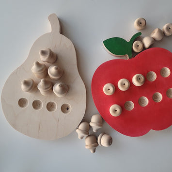 Wooden Fruit Shape Sorter