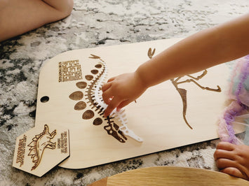 Dinosaur Fossils Flisat / Trofast insert