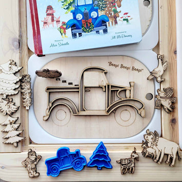 small Little Blue Truck board / Flisat insert