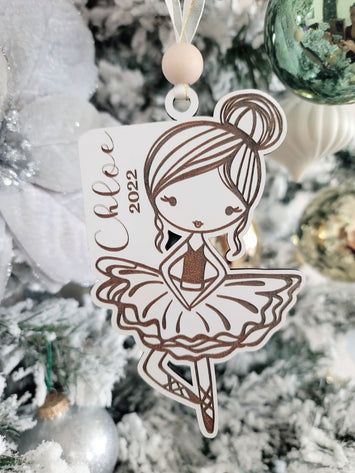 Custom Ballerina Ornament