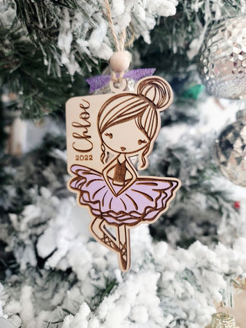 Custom Ballerina Ornament