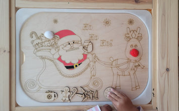 Feed Santa Claus and Rudolph board