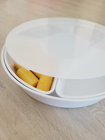 Target tray 's lid, cover top