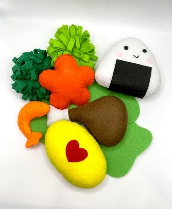 Appetizer/Bento Felt Play Food Set