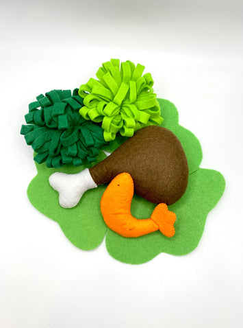 Appetizer/Bento Felt Play Food Set