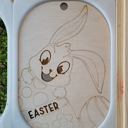 Small or Large Easter Feed the Bunny Activity board with Alphabet Carrots
