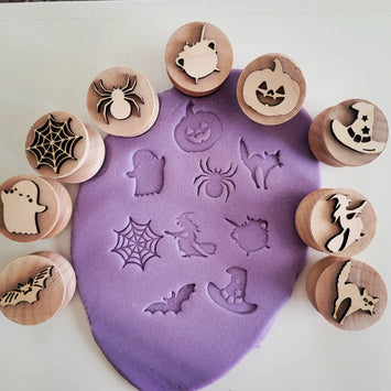 Halloween Playdough Stamp set