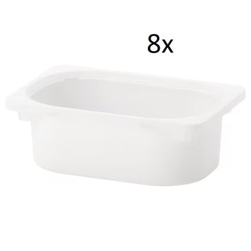 8 x small Trofast storage box
