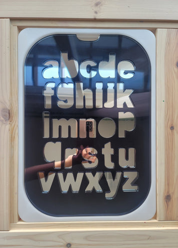 Lowercase - Waterproof Acrylic Alphabet Letter Puzzle Board