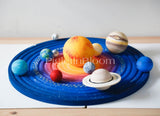 COMPLETE Painted Solar System Set (board included)