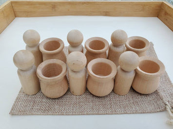 The Peg with Cup  6 Sets