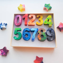 Crayon Numbers & Shapes