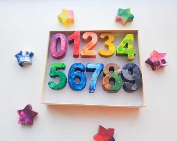 Crayon Numbers & Shapes – PigletInBloom