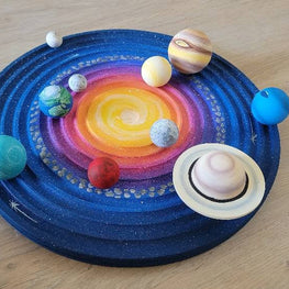 COMPLETE Painted Solar System Set (board included)