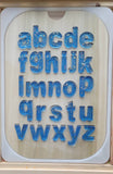 Lowercase Alphabet Puzzle Board (w/ optional backside)