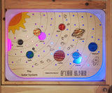 Space Board (Flisat insert) with 2D planets