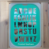 Uppercase - Waterproof Acrylic Alphabet Letter Puzzle Board
