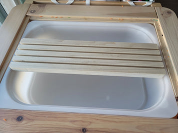 Wooden Vertical Story Base board with Grooves for Vertical Uses