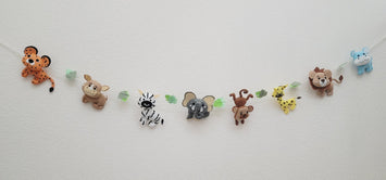 Jungle Safari Felt Garland