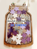 Potty Train Reward Jar with tokens