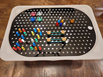 small Acrylic Peg Board, geoboard for Ikea small TROFAST bin
