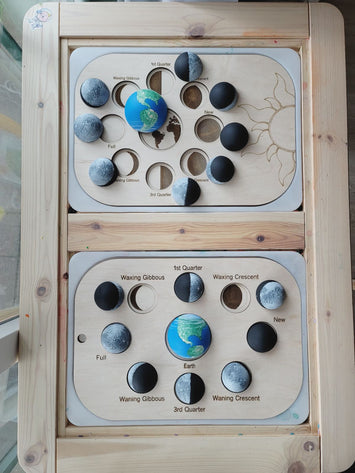 Large Moon Phases 3D model, board (Flisat insert)