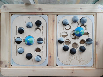 Large Moon Phases 3D model, board (Flisat insert)