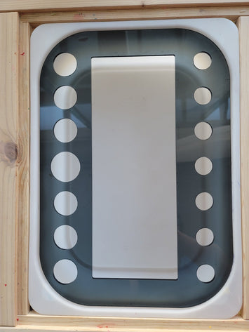 LARGE Double Edge Bridge board (Flisat insert) for Table Top Art Easel