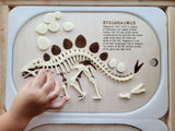 Dinosaur Fossils Flisat / Trofast insert