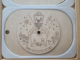 Nativity Story Wheel board / Flisat insert