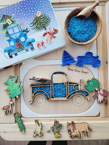 3D printed Christmas tree dough stamper, eco cutter